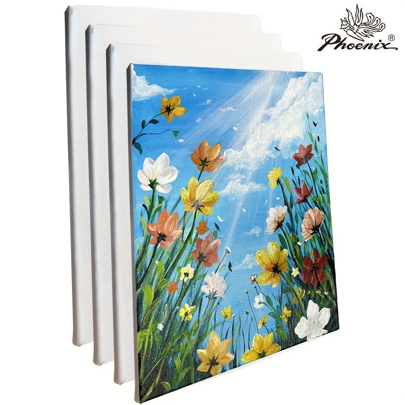  PHOENIX Watercolor Canvases for Painting - 12 Pack