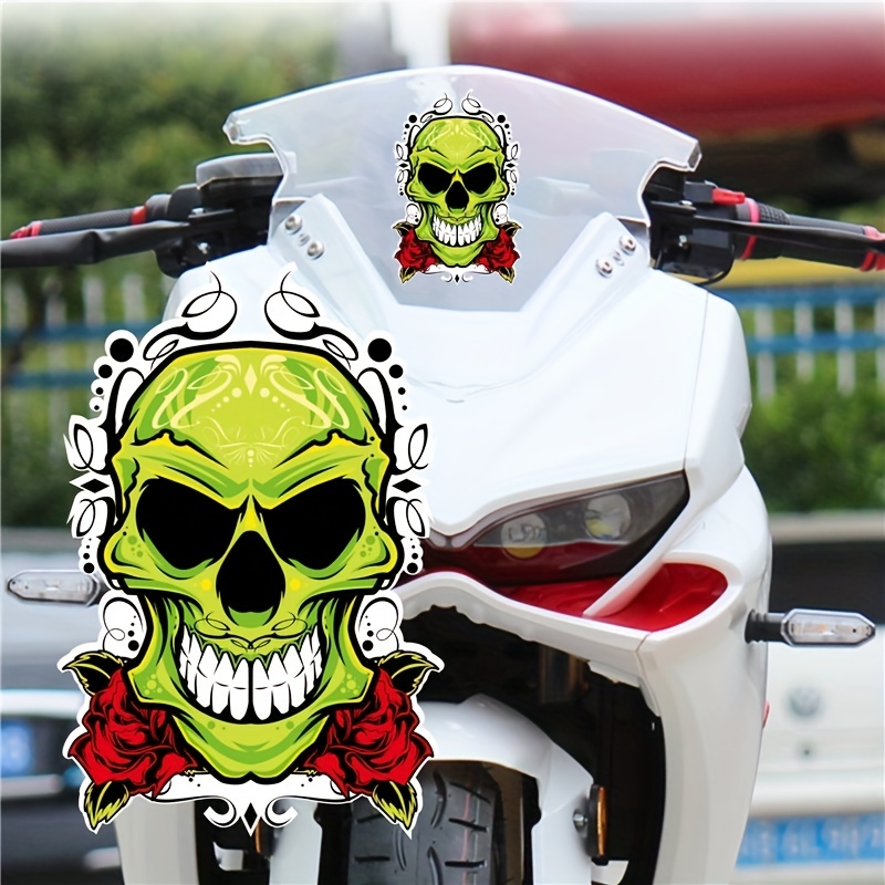 Motorrad Helm Aufkleber / Aufkleber / wasserdicht / cooler Skull