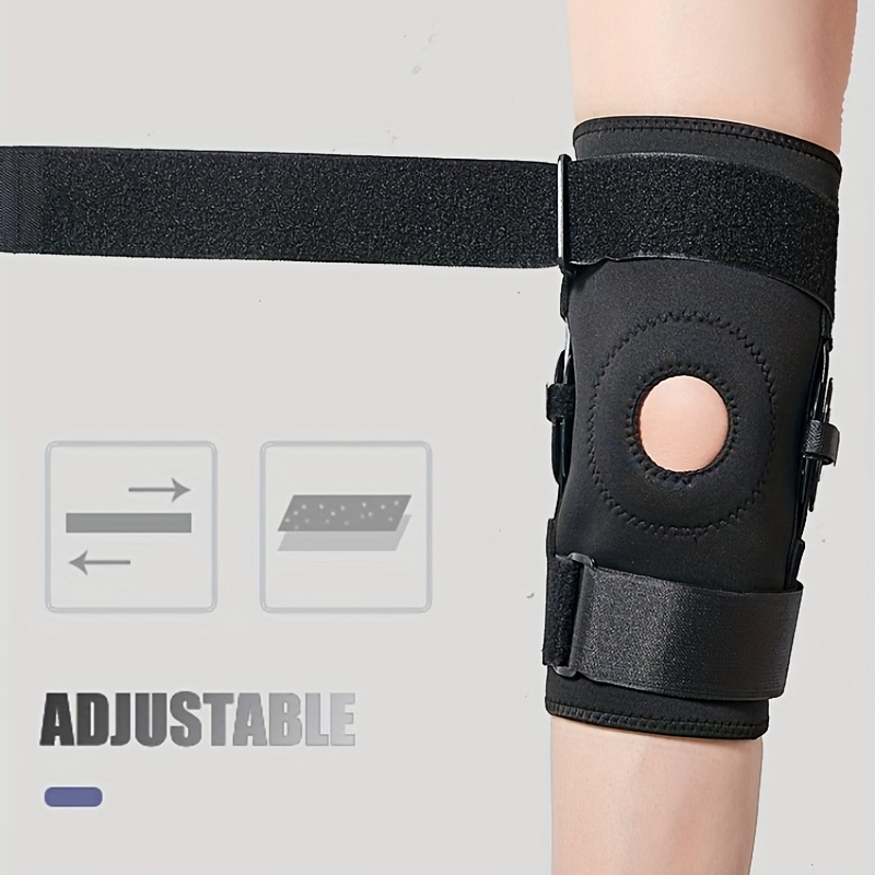  DOUFURT Knee Brace with Side Stabilizers for Meniscus Tear Knee  Pain ACL MCL Injury Recovery Adjustable Knee Support Men and Women : Health  & Household