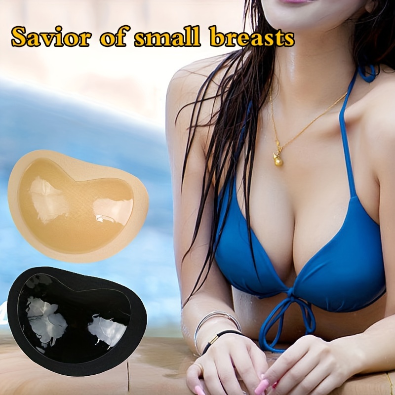 Women Thick Sponge Heart Bra Pads Push Up Breast Removable Bra Padding  Inserts Cups For Swimsuit