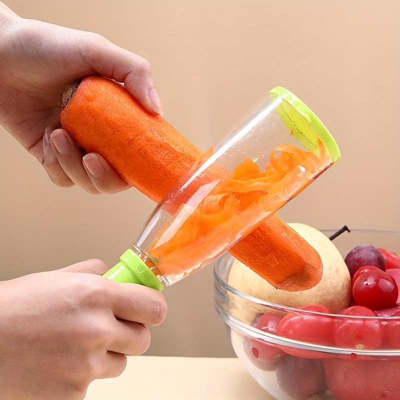 Multifunctional Vegetable And Fruit Peeler With Storage Box