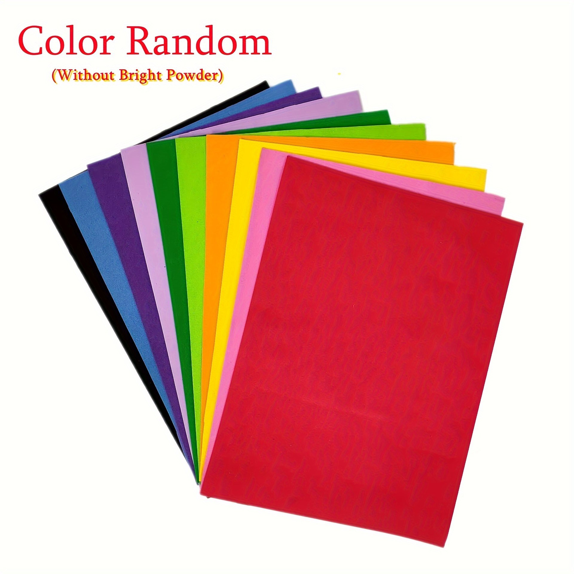 A4 Funky Foam Craft Sheets A4 Assorted Colourful Pack of 10 