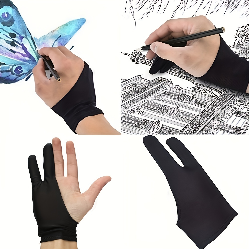 1pc Artist Drawing Glove 3-Layer Palm Rejection Right Left Hand