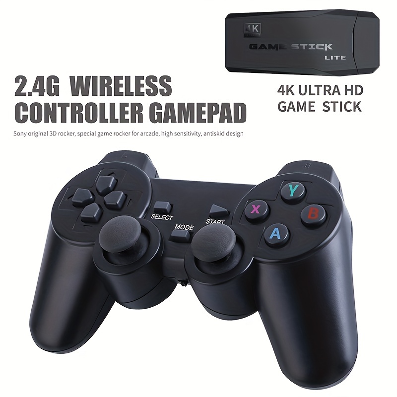 New Game Stick M8 64gb 4k Tv Output Wireless Controllers - Temu Mexico