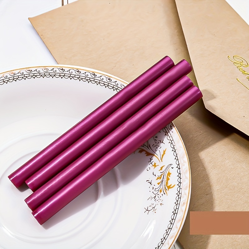 Wax Seal Stamp Small Wax Sticks, Great For Embellishment Of Cards Envelope,  Wedding Invitation, Wine Package - Temu