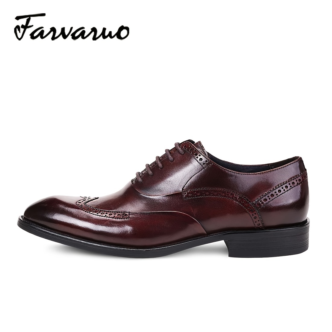 Maroon colour hot sale formal shoes