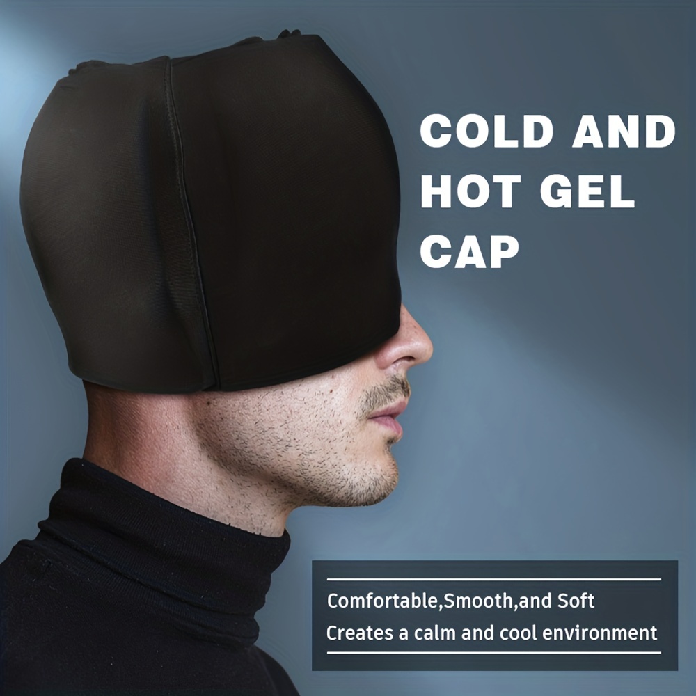 Headache Relief Hat Cooling Gel Ice Migraine Stretchy - Temu Canada