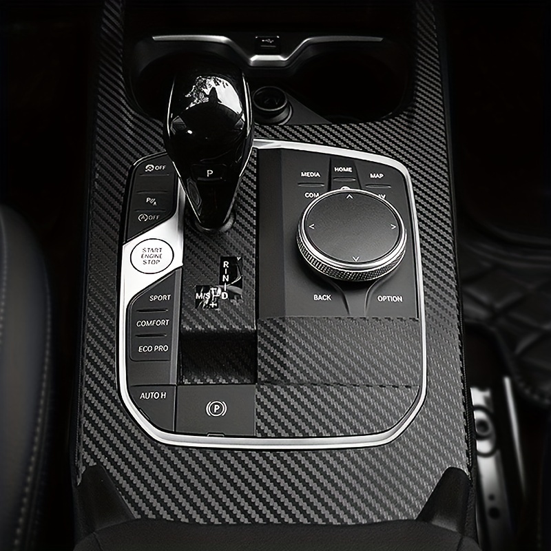 Für Audi A4 A5 B9 2017-2019 Innen Zentrale Steuerung Panel Tür Griff 3D/5D  Carbon Faser Aufkleber Aufkleber auto-styling Zubehör