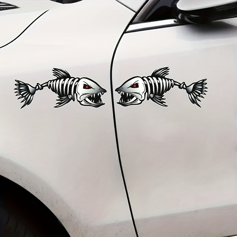 American Flag Bone Fish Sticker Usa Decal Vinyl Car Window - Temu
