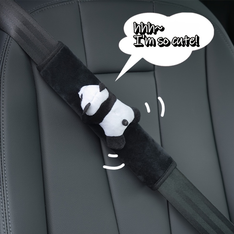 Cartoon Panda Auto Seat Belt Cover Seatbelt Shoulder Pad - Temu