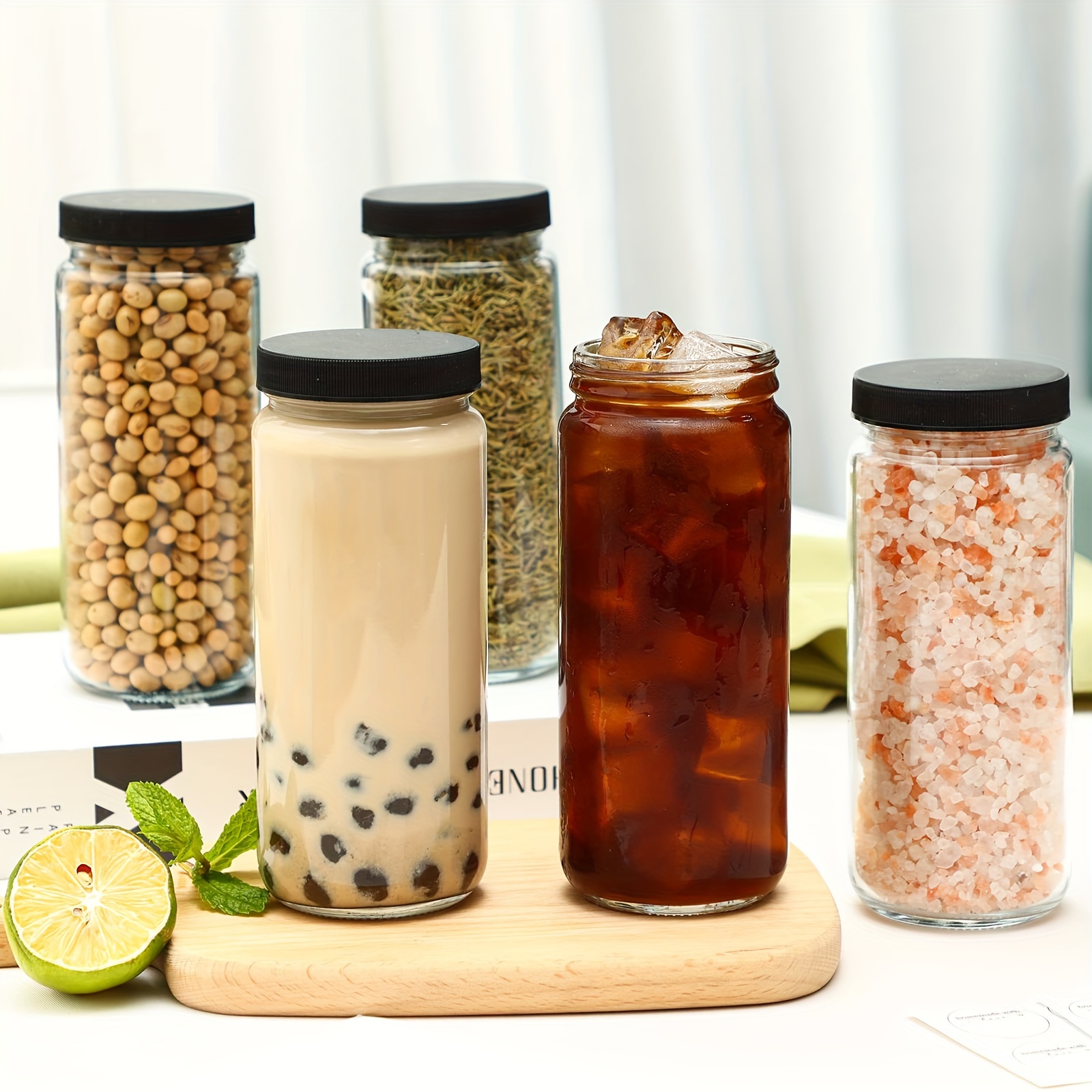 Food Containers, Glass Beverage Bottles