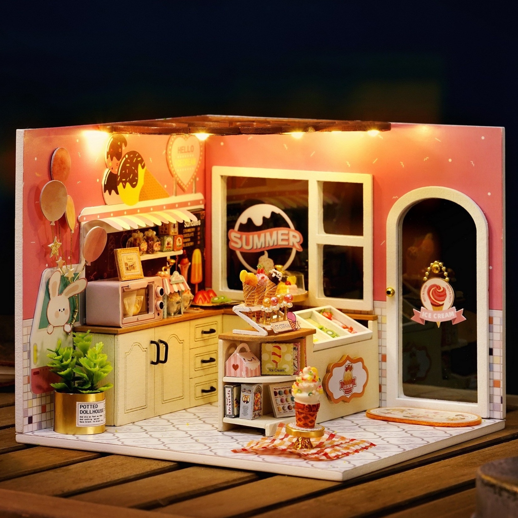 My Little Scene DIY Dollhouse Kit - Cutebee Dollhouse