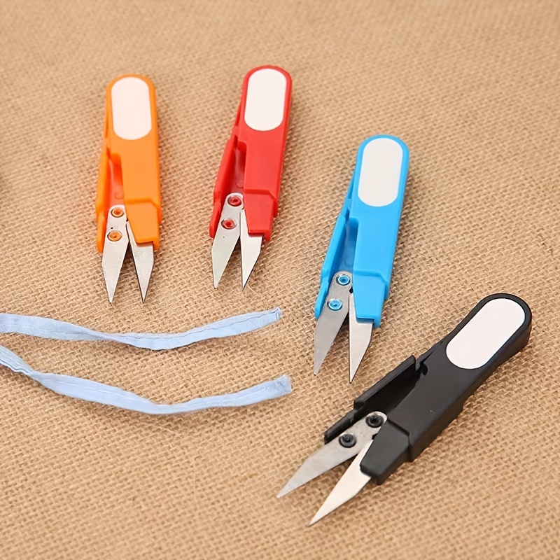  4Pcs Small Scissors with Cover - Thread Snips Scissors