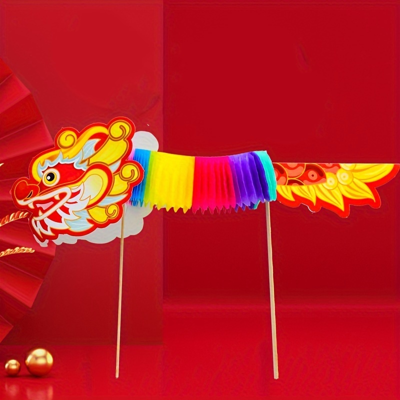 Fun Express Chinese Paper Dragon Decoration 3 Count