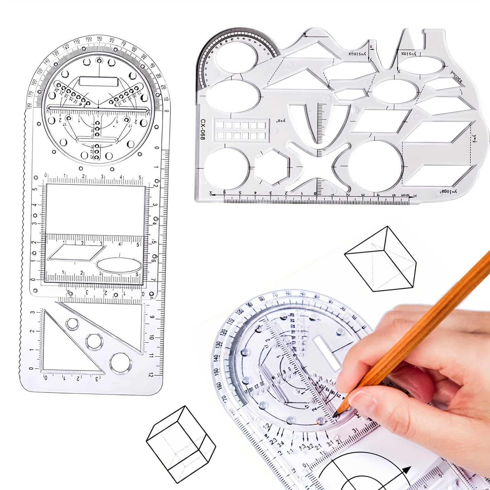Drawing Ever changing Million Flower Ruler Template Perfect - Temu