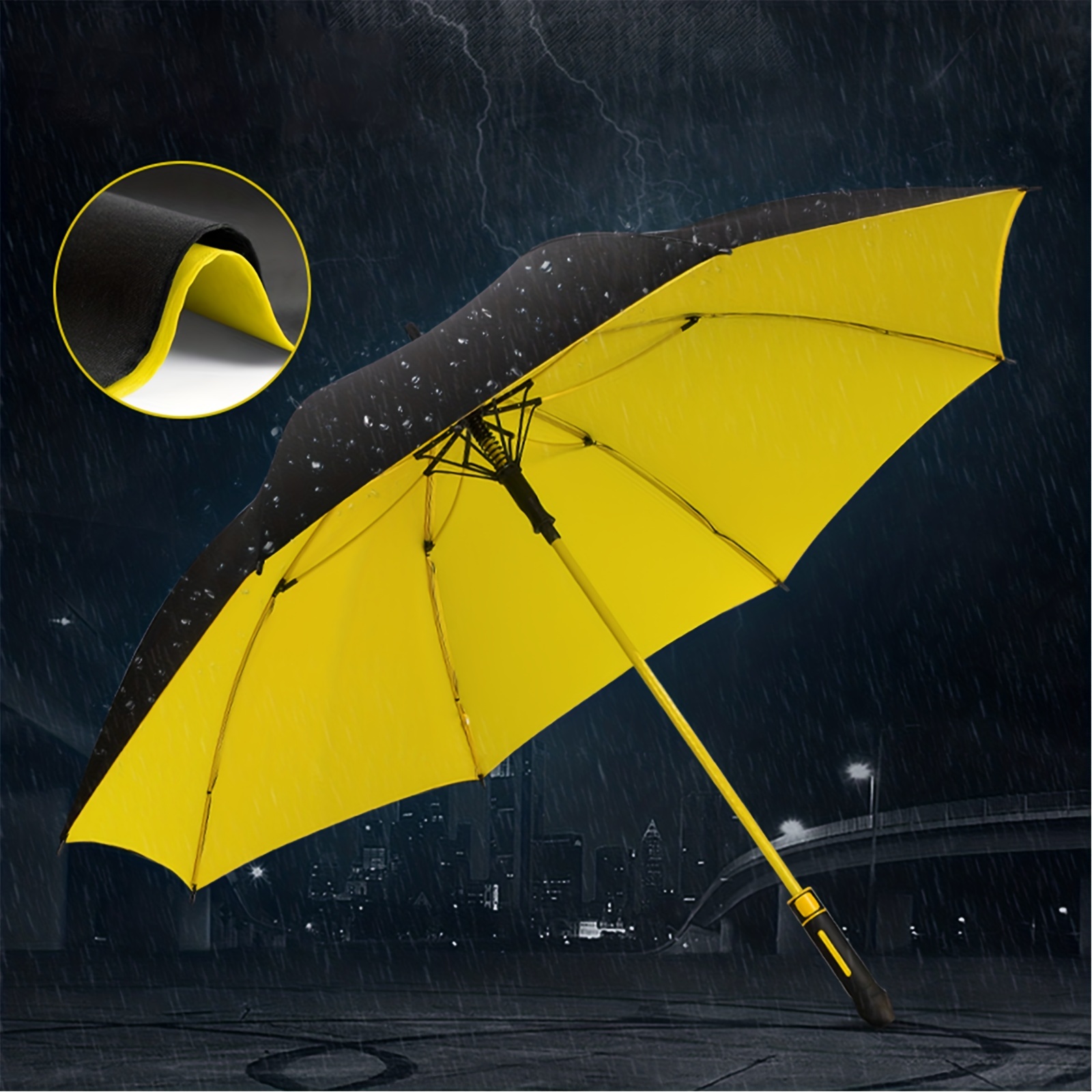 Grand parapluie, Accessoires