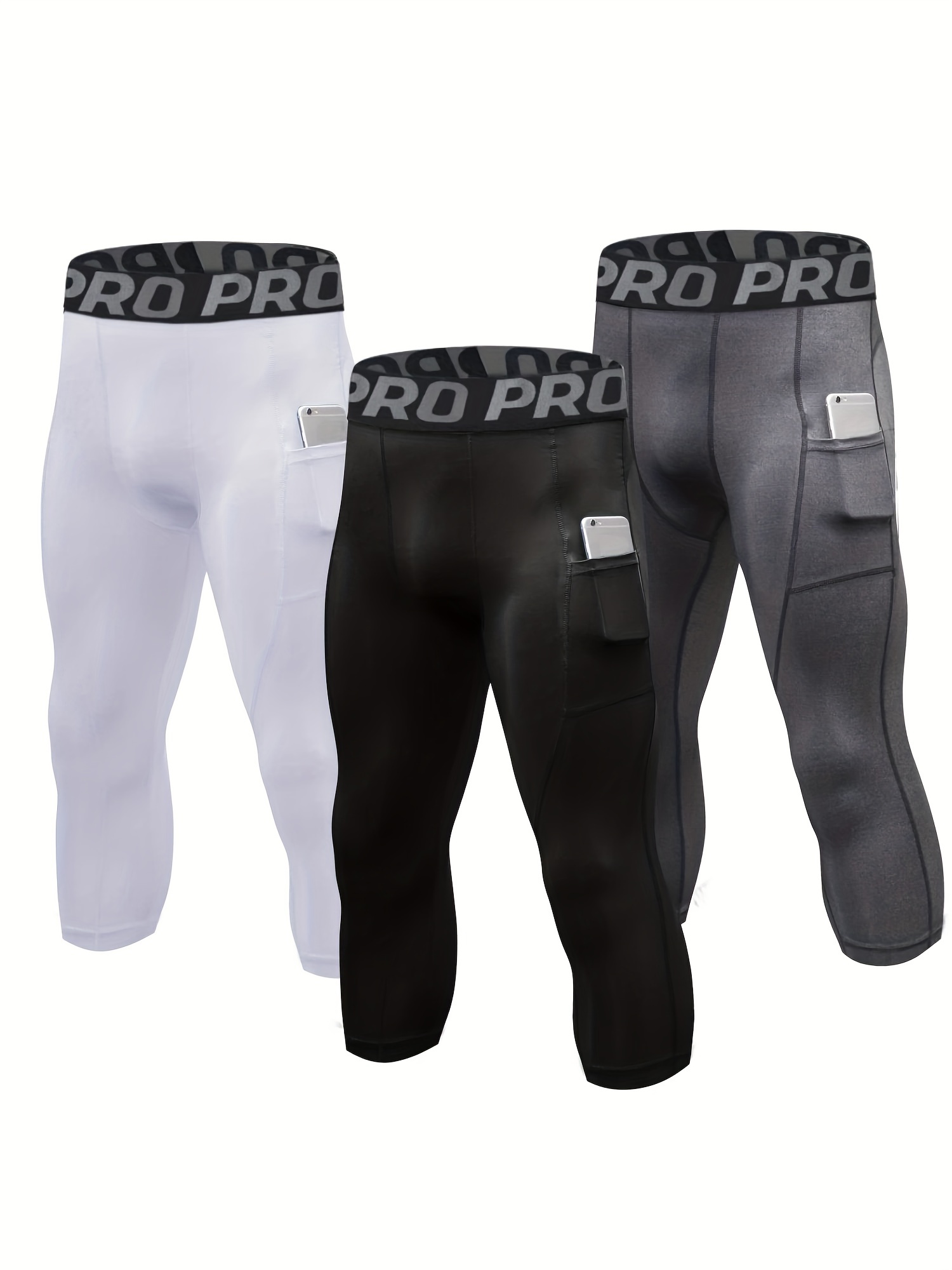 Pro New Compression Pants Men's Fitness Pants Basketball - Temu