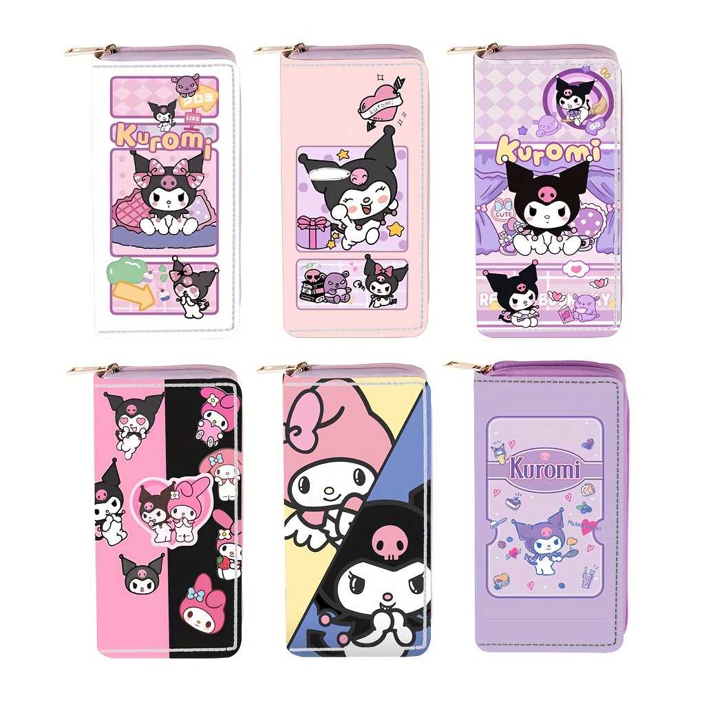 Kuromi Cute Wallet, Mymelody Card Bag - Temu