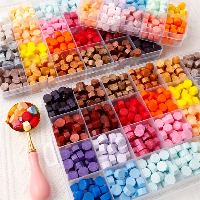 80 Multicolor Wax Seal Beads, Mixed Color Sealing Wax Beads for Wax Seal  Stamps!