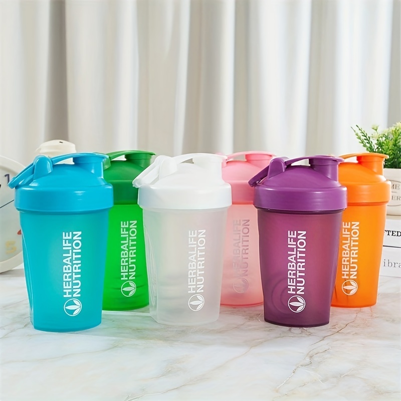 Protein Shaker Cups with Powder Storage Container, Mixer Cup, Gym Sport  Water Bottles, Wire Whisk Balls, Drinkware, 500ml