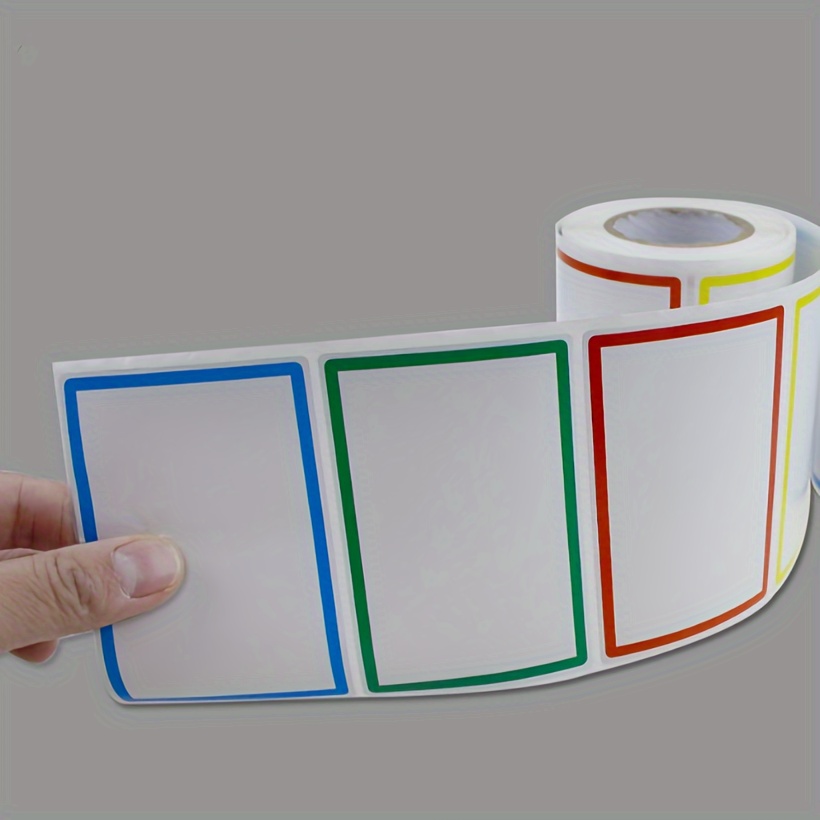 250pcs Handwriting Mark Sticker Roll for Bottles & Boxes