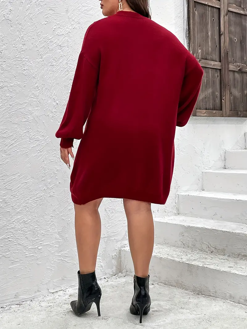 sweater dress plus size