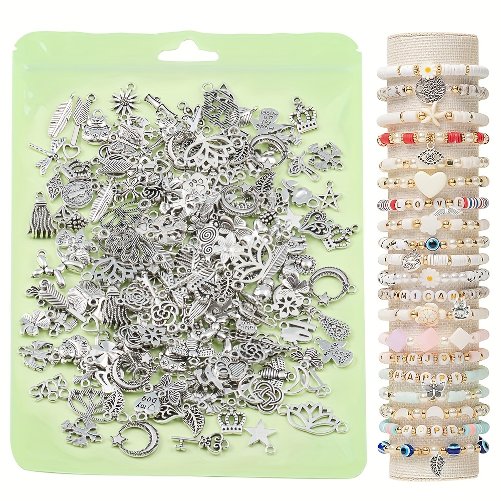 Mixed Random 10-200pcs KC Series Alloy Pendant Rose Golden Multi Style  Charms Bulk For DIY Necklace Bracelet Jewelry Accessories