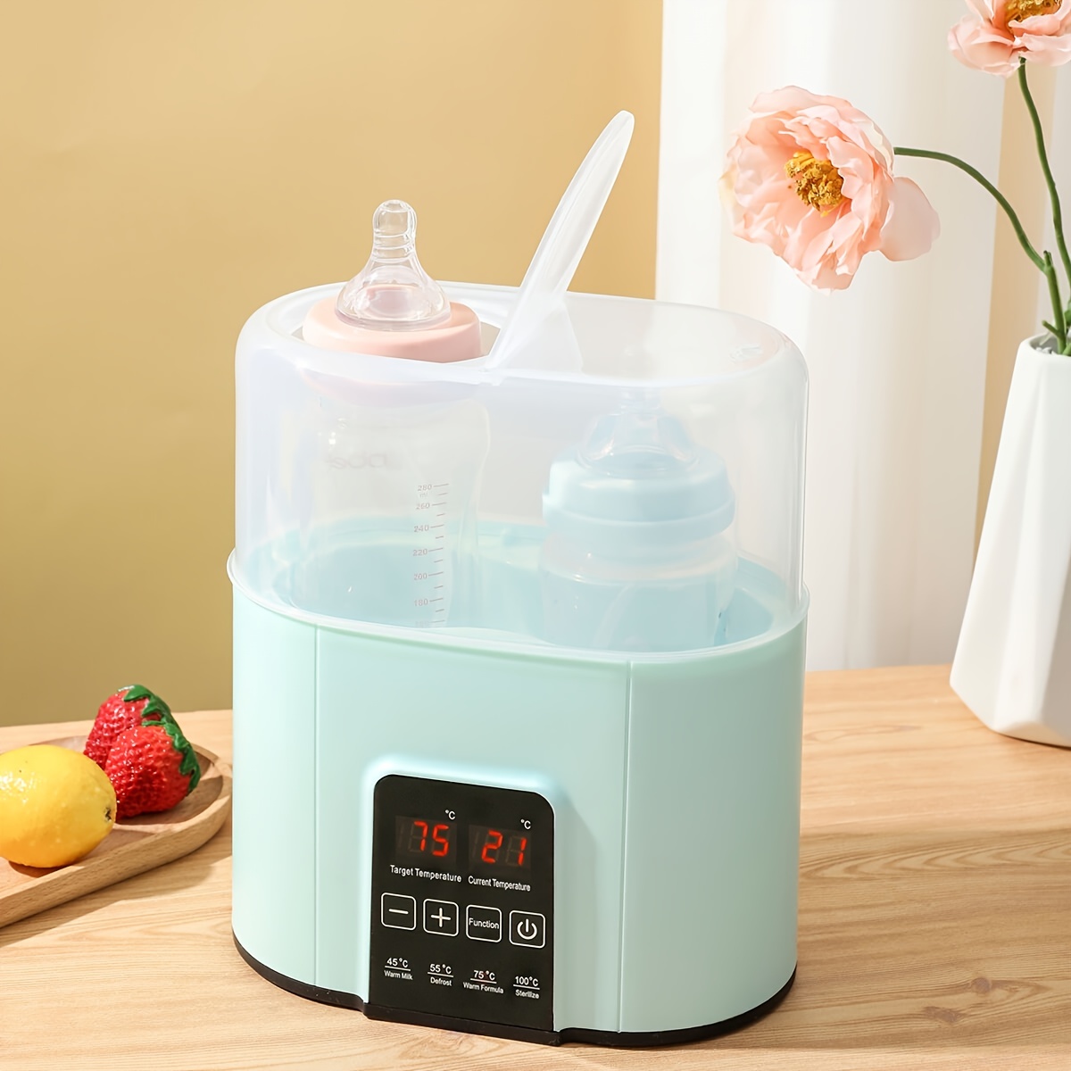 Bottle Warmer 8 in 1 Automatic Intelligent Thermostat Baby Bottle Warmers  Milk Bottle Disinfection Fast Warm Milk & Sterilizers