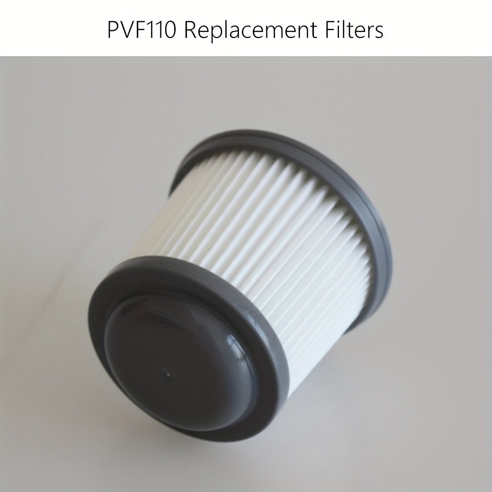 Replacement Washable Hand Vacuum Filters Pvf110 Compatible With Black &  Decker Phv1810 Phv1210 Bdh2000pl Bdh1600pl Bdh2020flfh Cordless Handheld  Vacuum - Temu
