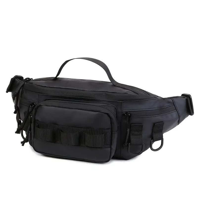 1pc Fishing Lure Bag, Multifunctional Waist Bag, Men's Waterproof Fishing  Gear Bag For Outdoor Sports Travel