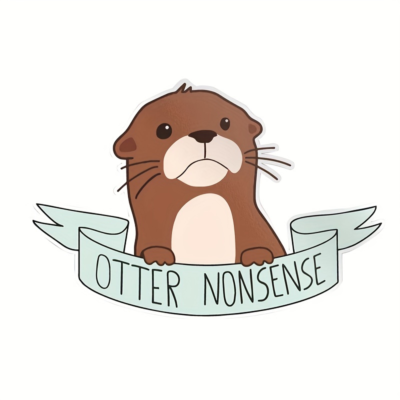 Adorable Otter Animal Cartoon Stickers Perfect For Diy - Temu