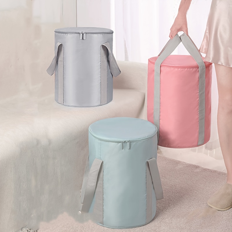 Folding Bubble Foot Bath Bucket With Lid For - Temu