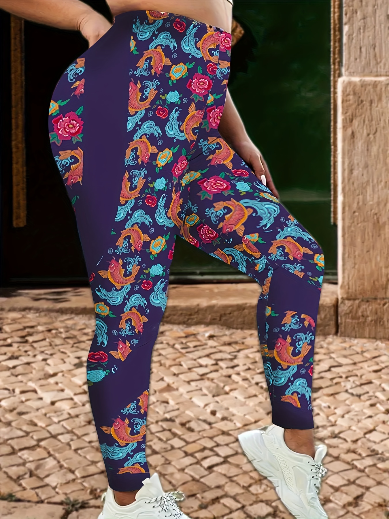 Women's Activewear: Colorful Zebra Pattern Yoga Leggings - Temu