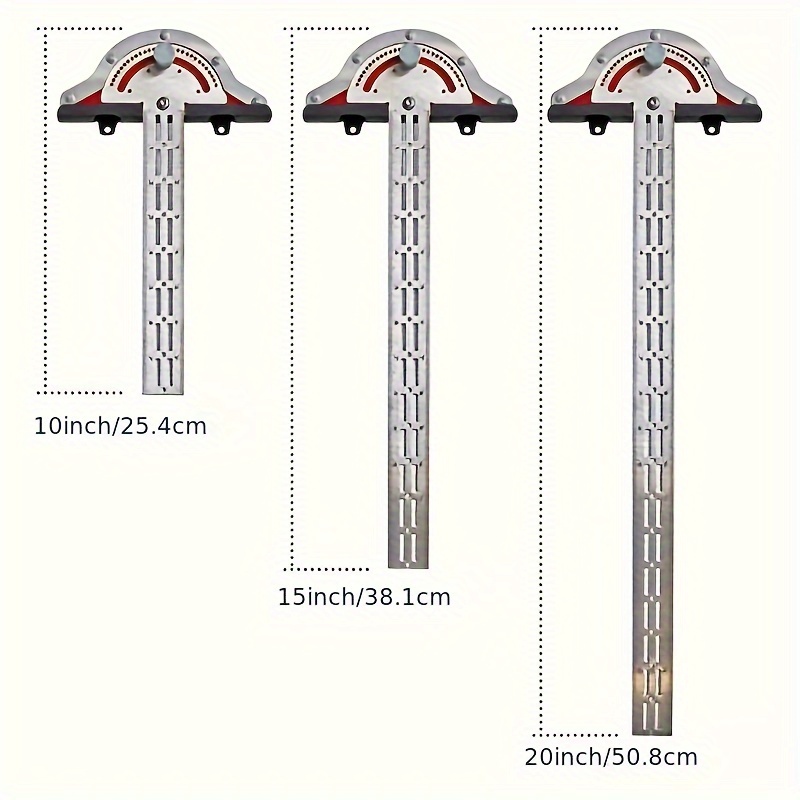 Woodworking Ruler Set: Edge, Angle, & More