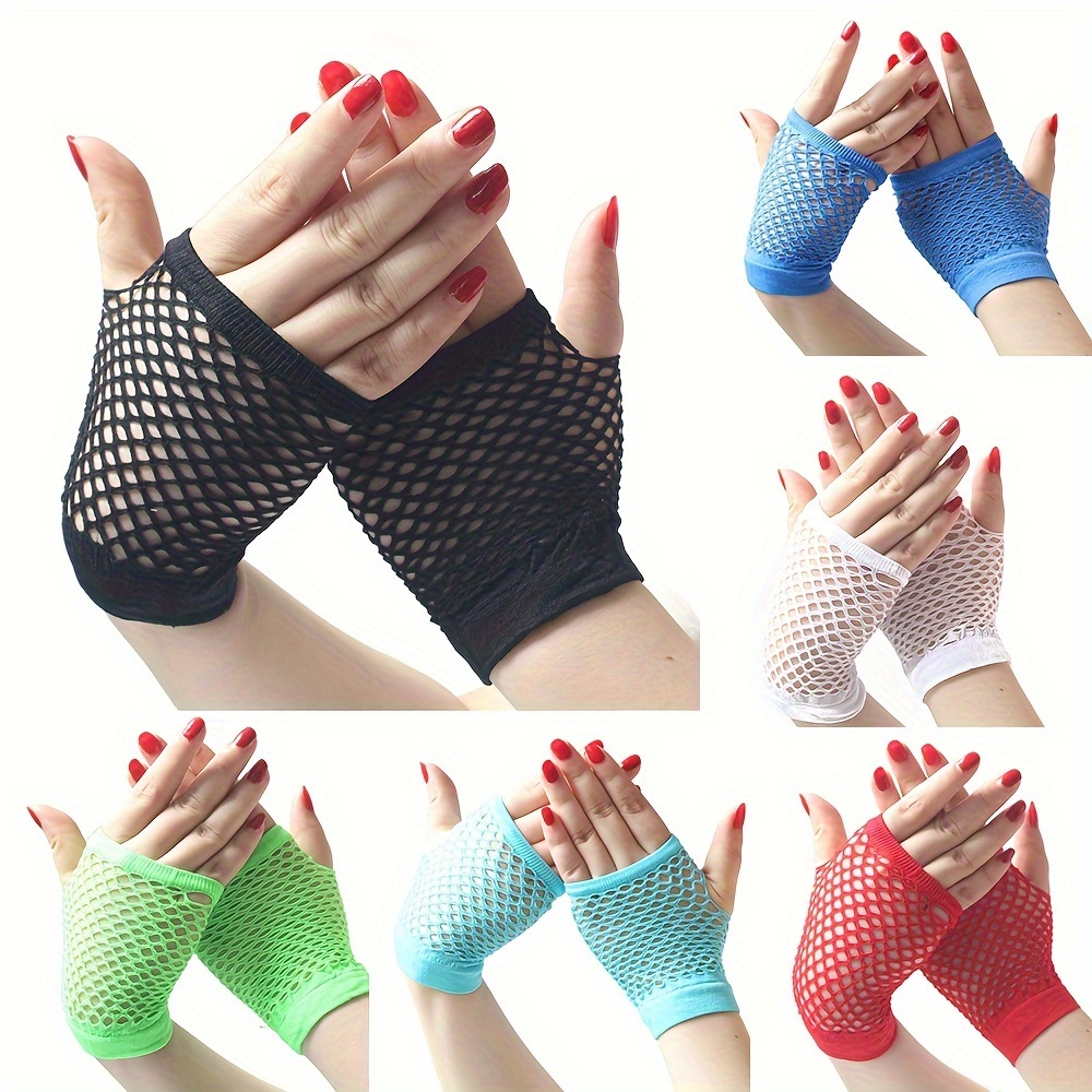 Fish Net Gloves - Temu