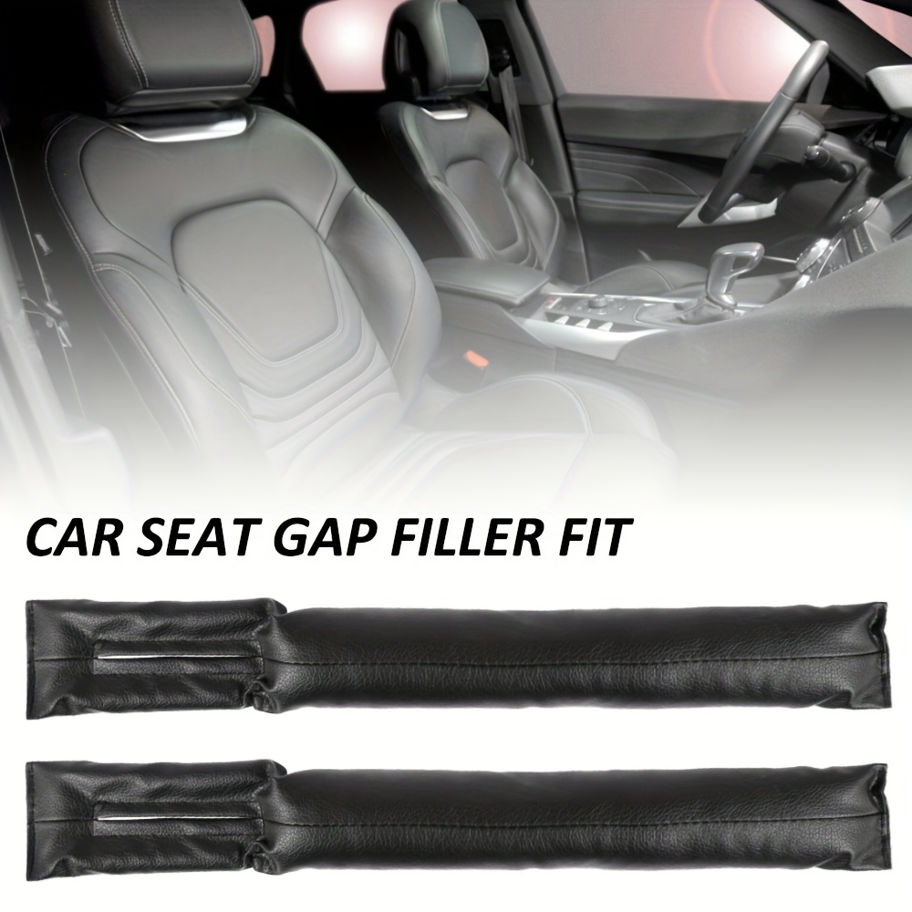 2x Car styling Seat Gap Filler Leather