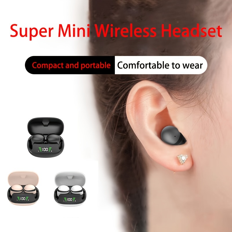 Super Mini Sleep Wireless Headset 5.3 Chip Intelligent - Temu