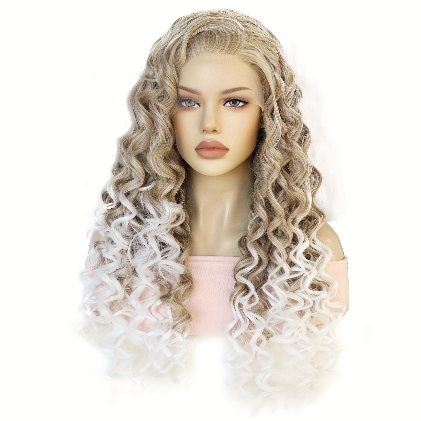 13 2 Brown Wave Front Lace Wig women s Wig Temu