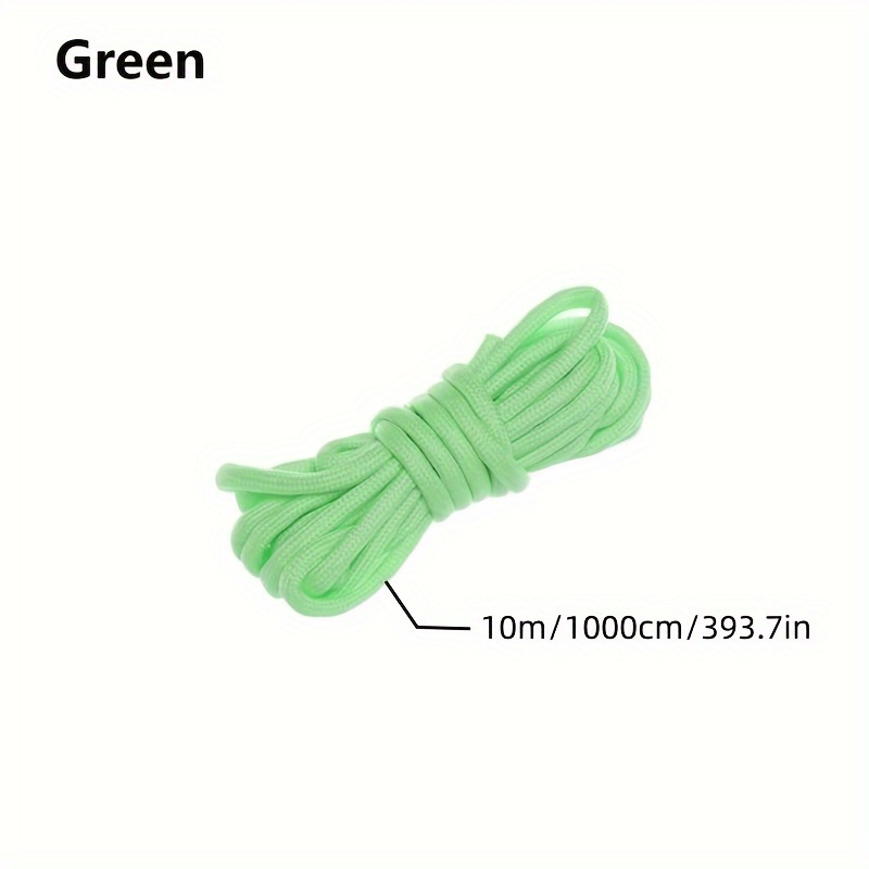 Luminous Camping Rope,4mm Outdoor Luminous Tent Fixed Rope 31 Meters 9  Cores Reflective Parachute Cord For Outdoor Camping Hiking 