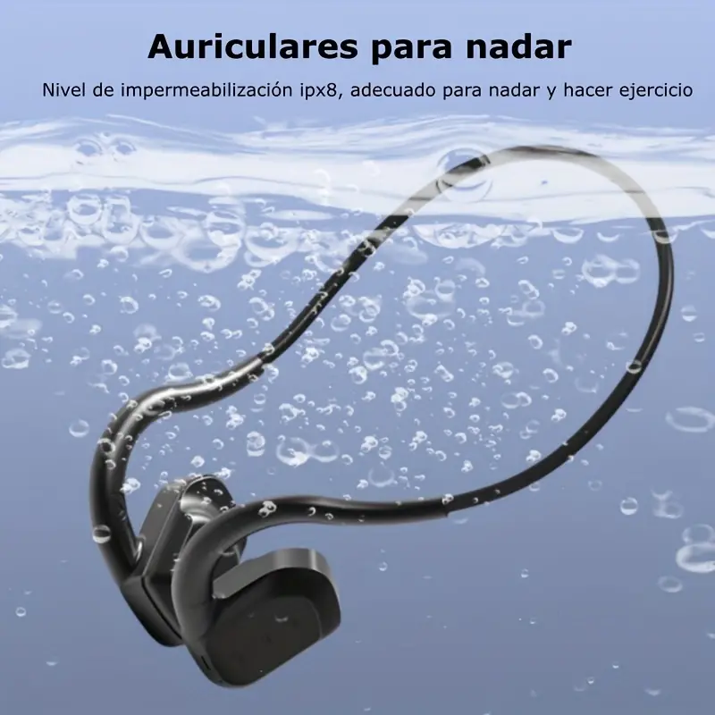 Auriculares Impermeables Ipx8 Nadar Reproductor Mp3 Memoria - Temu Chile