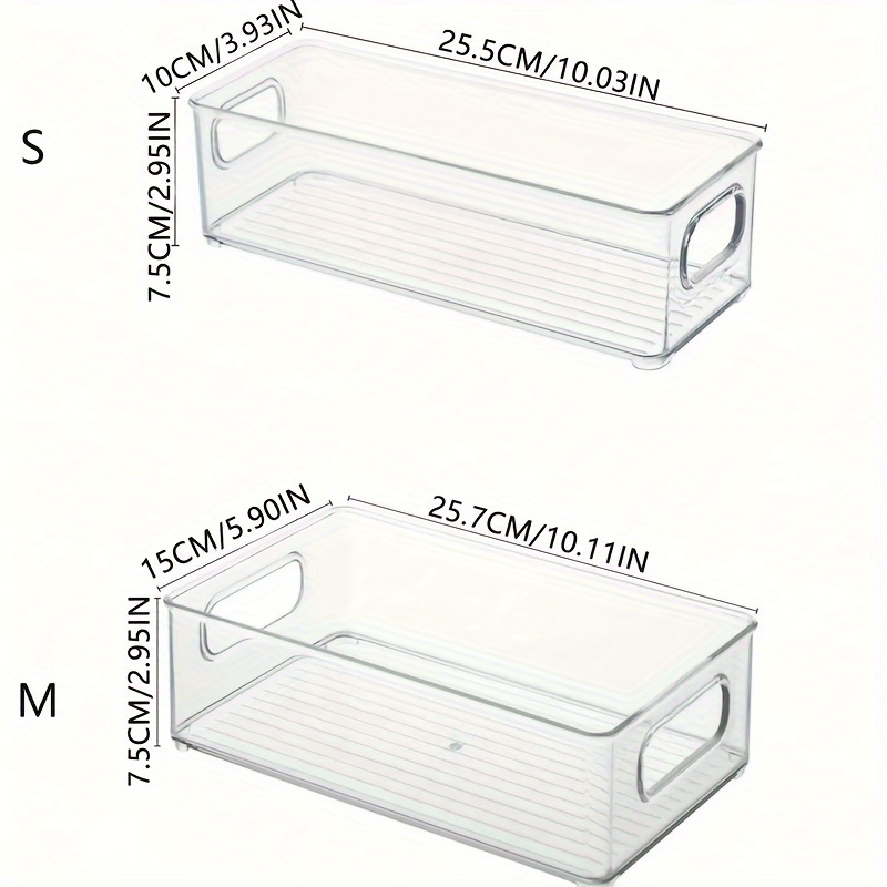 1pc Refrigerator Drawer With Drawer, Can Stack Transparent Refrigerator  Drawer, Fruit And Vegetable Storage Containers, Suitable For The Kitchen  Pantr