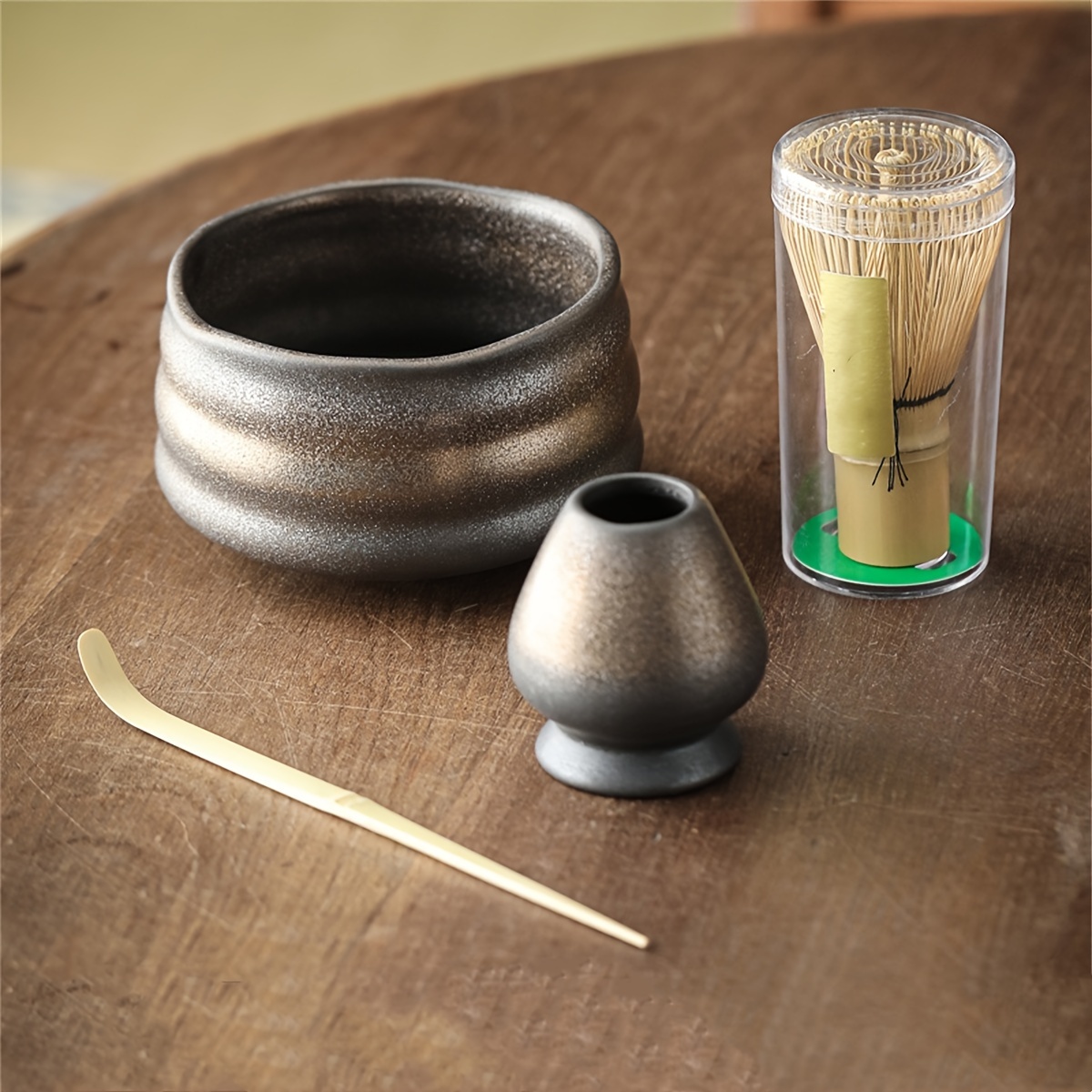 Juego de té Juego de té japonés Batidor Matcha Cuchara y cuchara para té  Juego de té Matcha – Los mejores productos en la tienda online Joom Geek