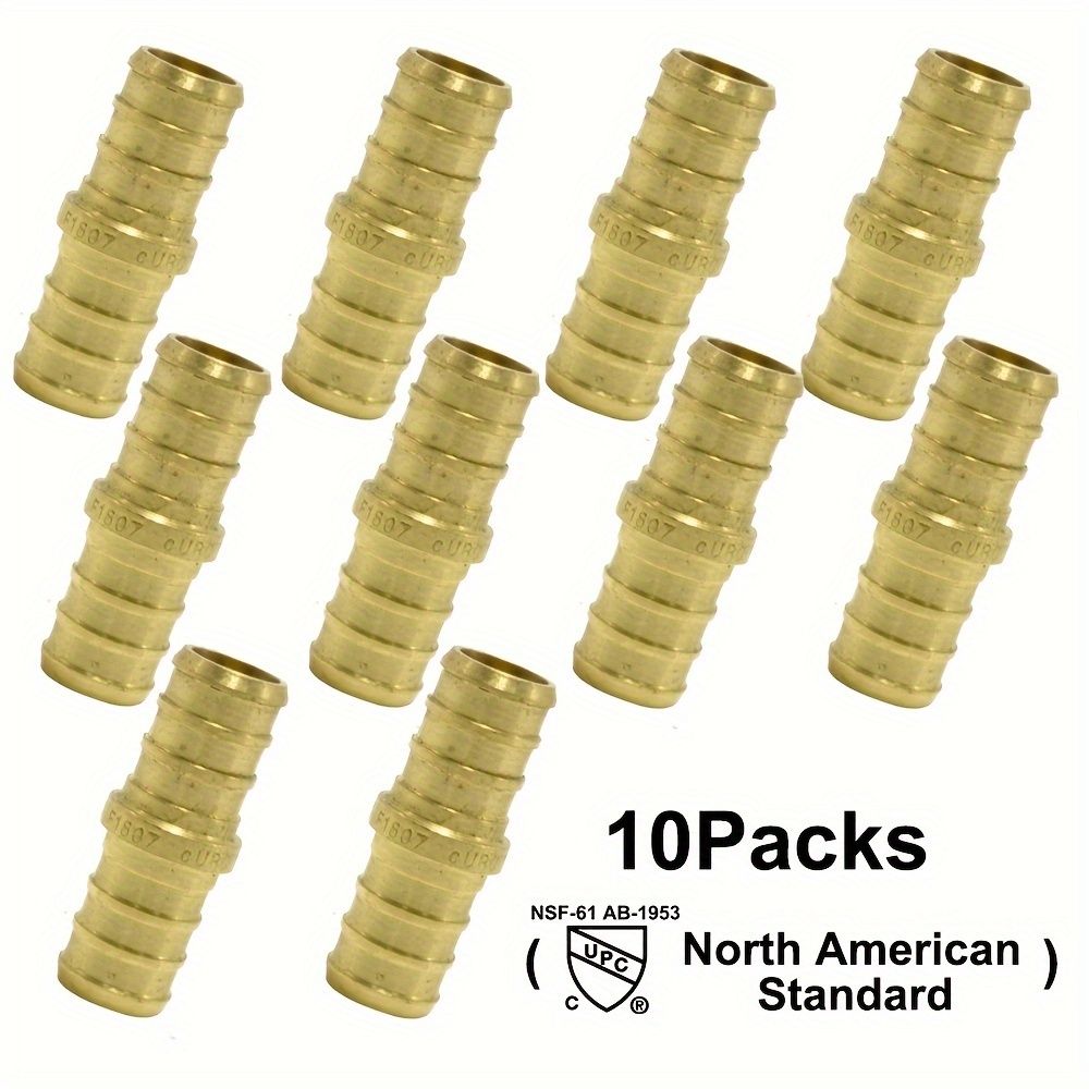 100pcs 6mm Tube OD Brass Compression Sleeves Ferrules Brass