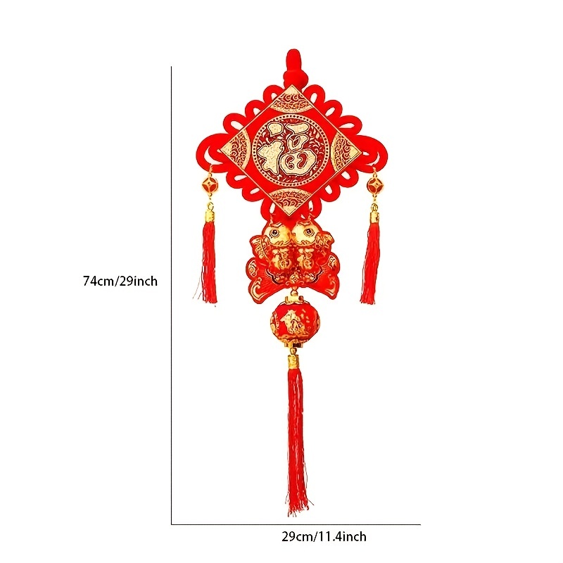 Temu Wholesale 2023 New Year's Day Fu Character Pendant Interior Decoration  Layout Supplies Three-dimensional Fu Character New Year Pendant, Chinese  New Year, 90 Days Buyer Protection