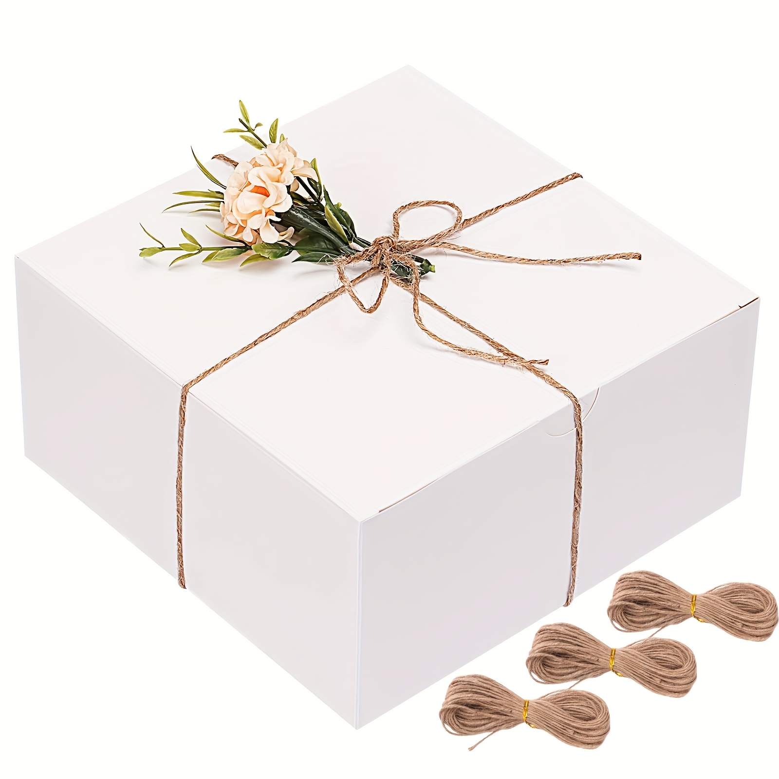 Caja de regalo para dinero en efectivo, caja de regalo con tapa y cinta,  caja de regalo de lujo con flores extraíbles, caja de regalo única de