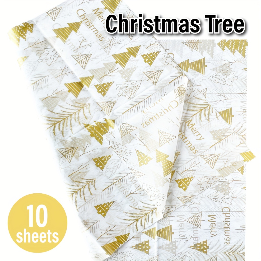 Christmas Tissue Paper For Gift Bags Xmas Tree Deer - Temu