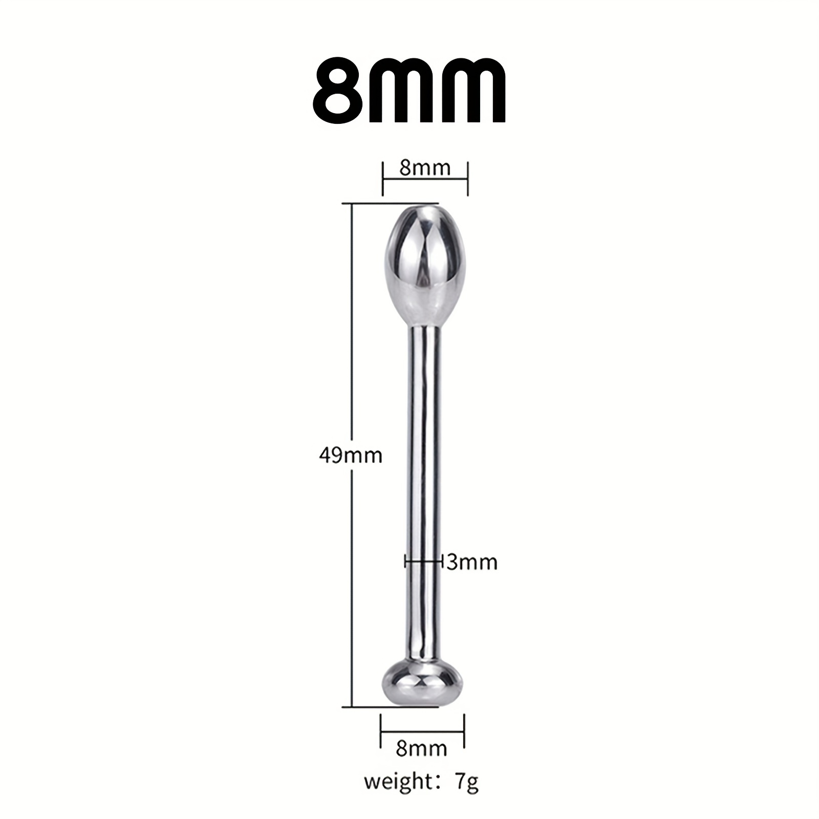 Plug uretre 5 niveaux Dilatateurs Sonde uretre pénis Cathéter et sonde  urinaire Tige uretre Sonde urinaire homme Métal uréthra Sonde d'uretre