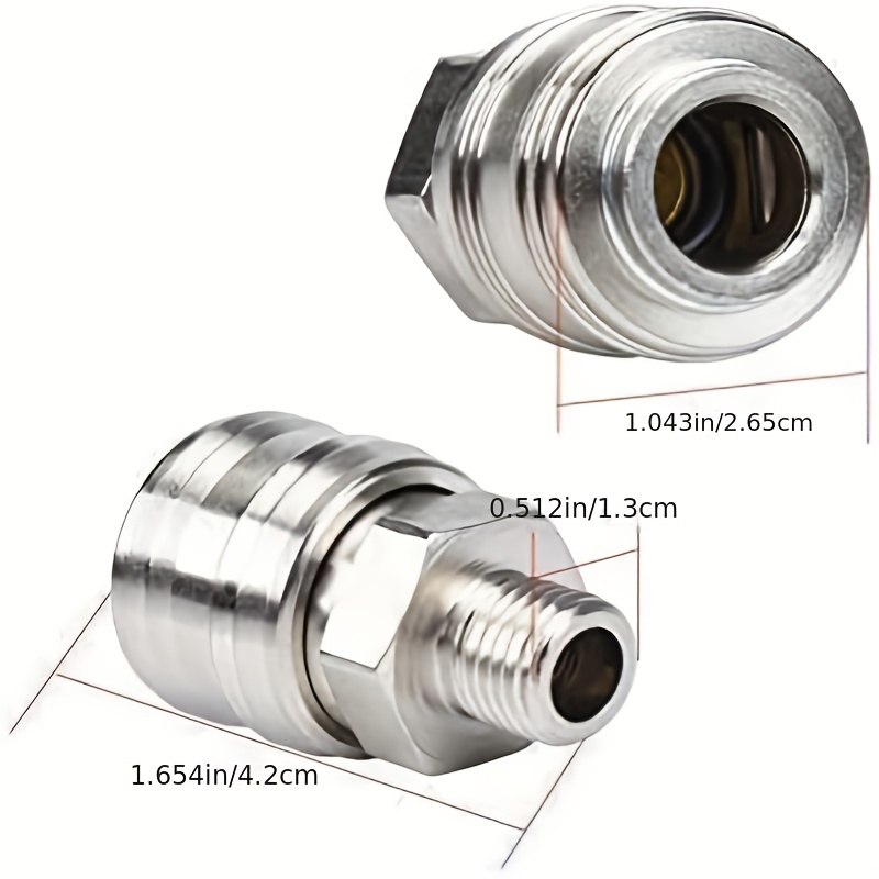 Air Line Hose Compressor Fittings / Connector 1/4 BSP Male to Male