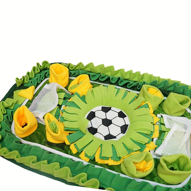 Dog Snuffle Mat Football Field Shape Pet Slow Feeding Pad Pet Sniffing Mat  Dog Training Toys - Temu