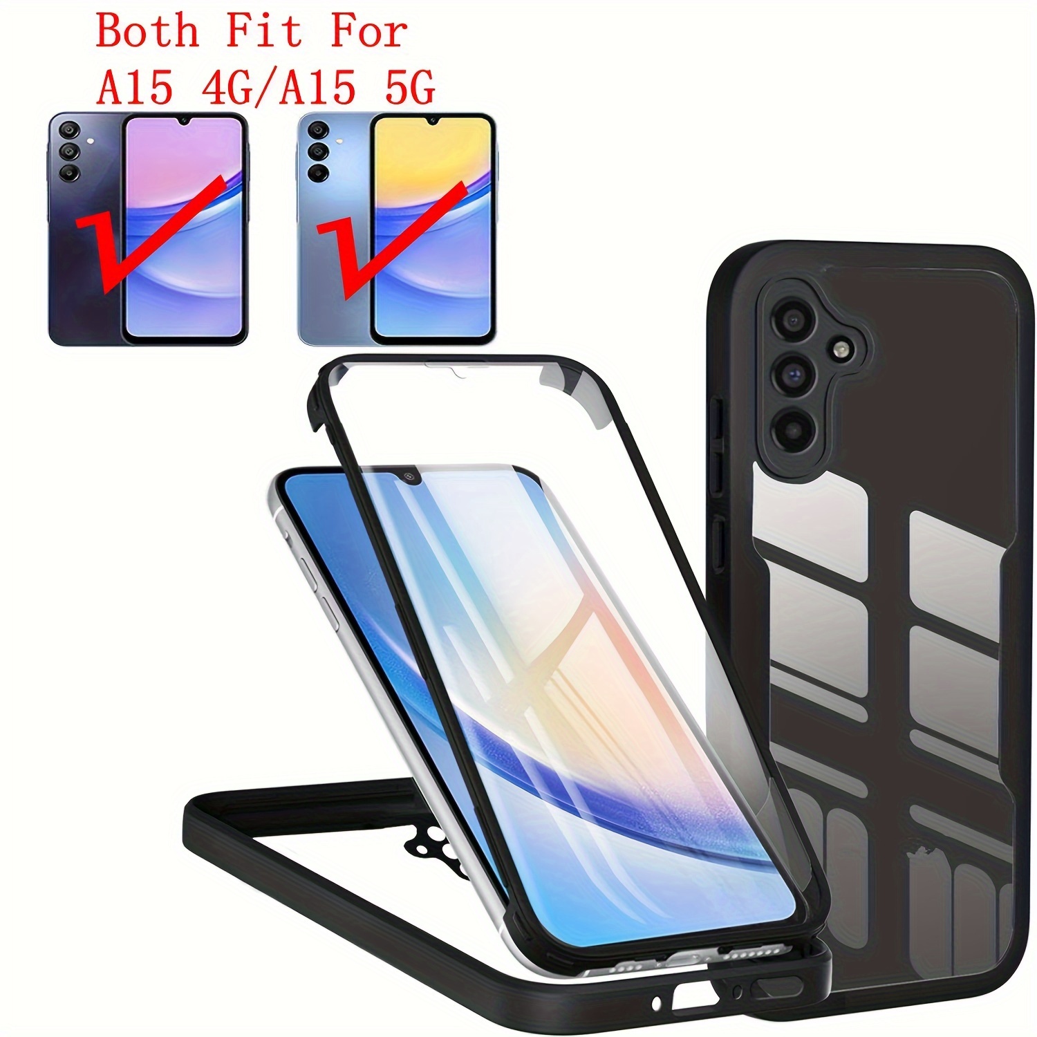 Comprar Funda trasera dura con película de pantalla frontal doble